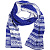 Новогодний шарф Теплая зима (синий) - миниатюра