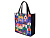 Сумка для шопинга с донной складкой и ручкой из нетканого PET материала - миниатюра