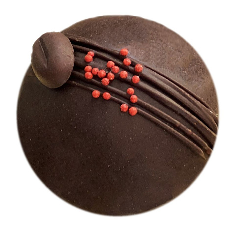Шоколадная бомбочка «Конпанна с корицей» - рис 2.