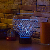 3D светильник Аквариум