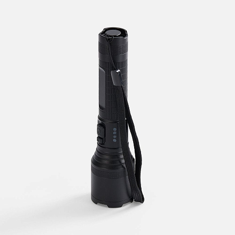 Фонарь аккумуляторный с фокусировкой луча FarSee, черный - рис 4.