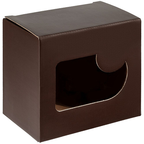 Коробка с окном Gifthouse, коричневая - рис 2.