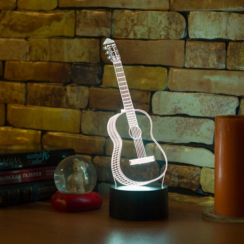 3D лампа Гитара - рис 7.