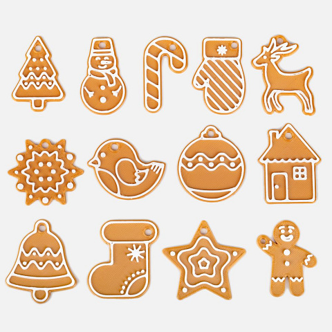 Мини-подвеска «Пряник», человечек - рис 6.