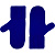 Варежки Yong, синие - миниатюра - рис 3.