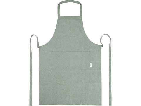 Pheebs 200 g/m2 recycled cotton apron, зеленый яркий - рис 2.