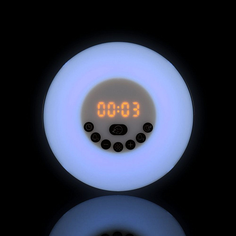 Лампа-колонка со световым будильником dreamTime, ver.2, черная - рис 13.