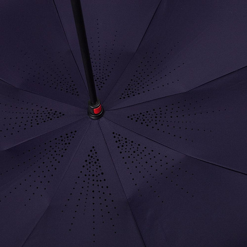 Зонт наоборот Style, трость, темно-синий - рис 5.
