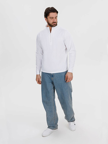 Свитшот на молнии Morfiss, белый - рис 9.