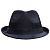 Шляпа Gentleman, черная с черной лентой - миниатюра - рис 3.