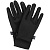 Перчатки Knitted Touch, черные - миниатюра