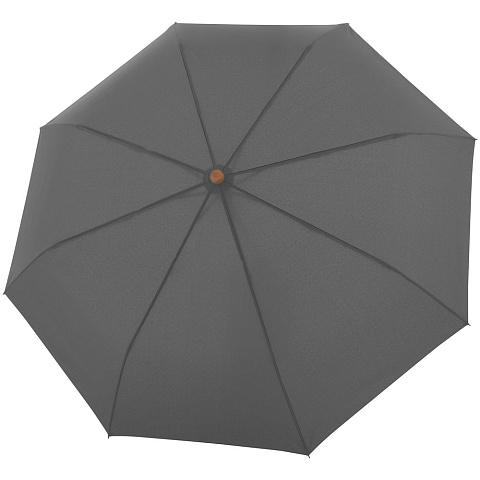 Зонт складной Nature Mini, серый - рис 2.