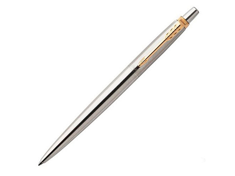 Шариковая ручка Parker Jotter Essential, St. Steel GT, стержень: Mblue