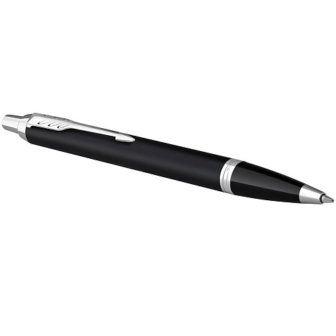 Ручка шариковая Parker IM Essential Muted Black CT, черная - рис 3.
