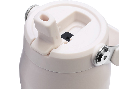 Бутылка для воды объемом 700 мл с откидной трубочкой Stanley IceFlow™ 2.0 - Light pink - рис 3.