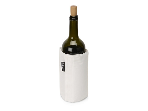 WINE COOLER SATIN WHITE/Охладитель-чехол для бутылки вина или шампанского, белый - рис 2.