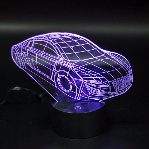 3D светильник Автомобиль - рис 4.