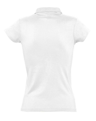 Рубашка поло женская Prescott Women 170, белая - рис 3.