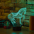 3D светильник Лошадка - миниатюра