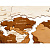Интерьерная карта мира из дерева - миниатюра - рис 2.