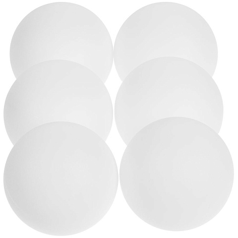 Набор из 6 мячей для настольного тенниса Pongo, белый - рис 3.
