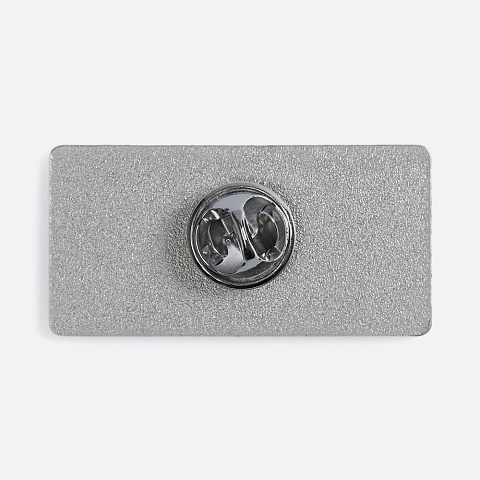 Значок Sanga Matto, серебристый глянцевый - рис 4.