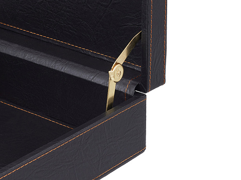 Дипломат подарочный, темно-коричневый - рис 4.