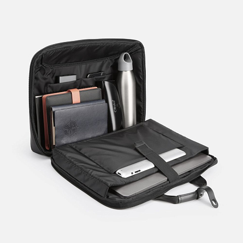 Сумка для ноутбука Storax, черная - рис 6.