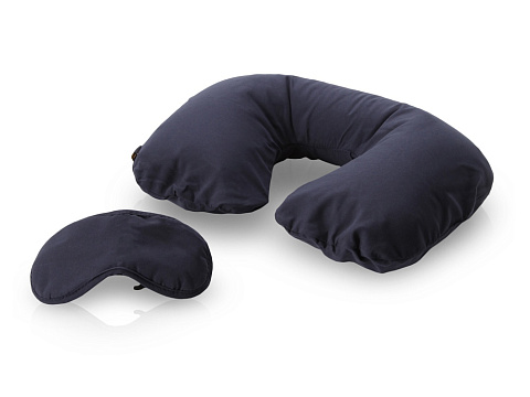Набор дорожный Travel Blue Sleep Set, синий - рис 5.