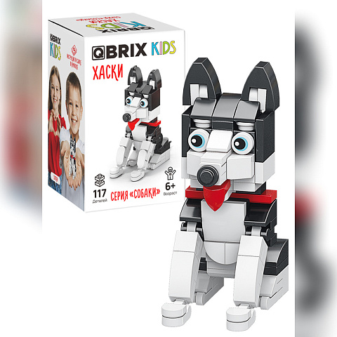 Конструктор KIDS серия "Собаки" Хаски