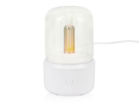 Подарочный набор с пледом, увлажнителем и попкорном, бежевый - рис 5.