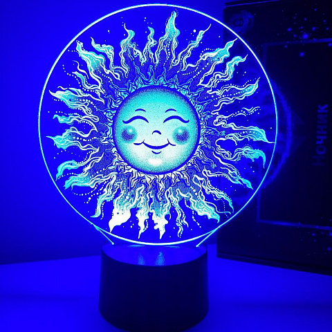 3D лампа Солнышко - рис 2.
