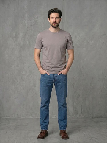Футболка Basic, серая - рис 7.