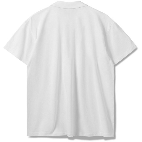 Рубашка поло мужская Summer 170, белая - рис 3.