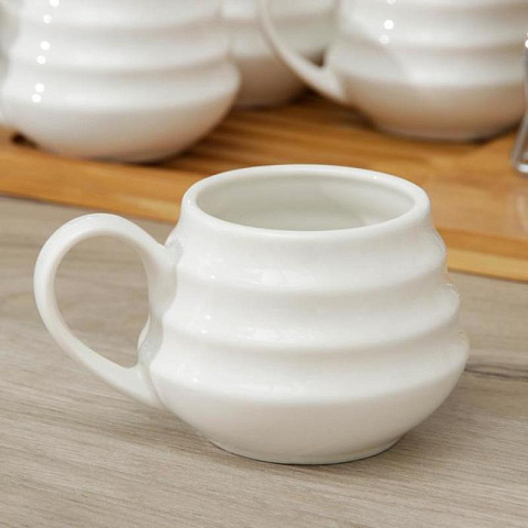 Чайный набор из керамики с подставкой (5 предметов) - рис 2.