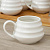 Чайный набор из керамики с подставкой (5 предметов) - миниатюра - рис 2.