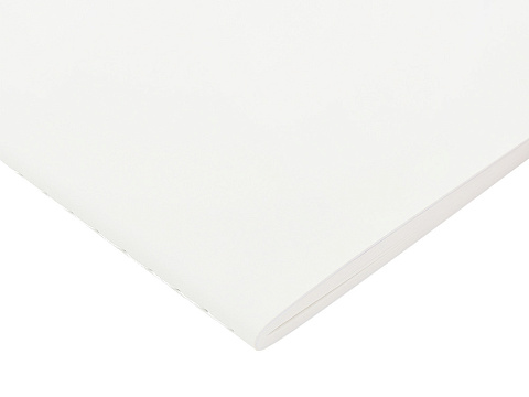 Тетрадь с каменной бумагой А5 Carrara 40 л., линейка, белый - рис 3.