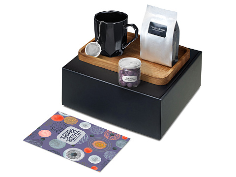 Подарочный набор Re:y. Hearth  с кружкой, подносом и чаем - рис 2.