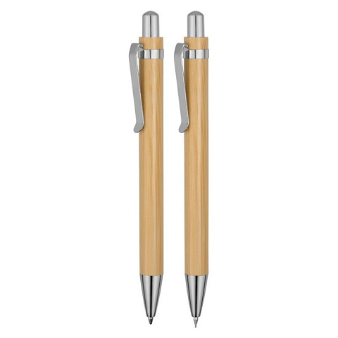 Набор из ручки и механического карандаша "Бамбук" - рис 2.