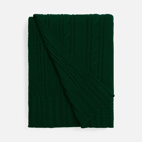 Плед Remitti, темно-зеленый (хвойный) - рис 2.