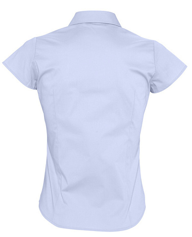 Рубашка женская с коротким рукавом Excess, голубая - рис 3.