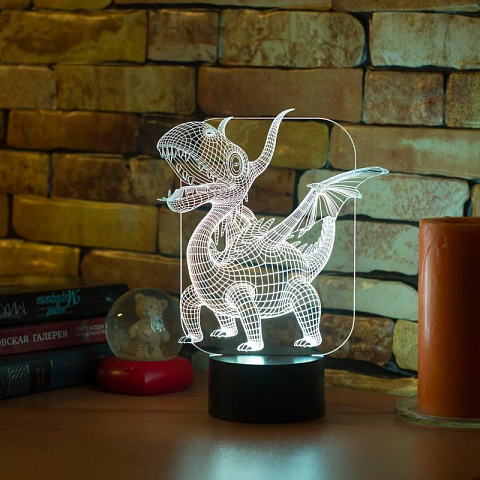 3D светильник Дракоша - рис 7.