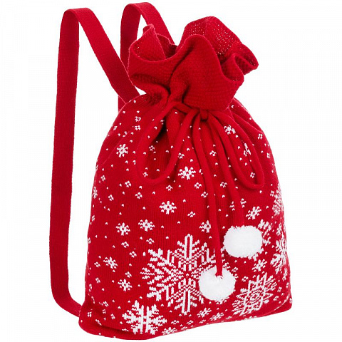 Новогодняя сумка для подарка Зимние узоры (28х40) - рис 5.