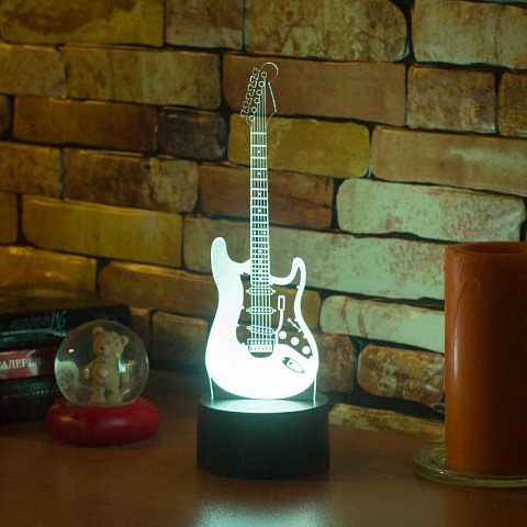3D светильник Гитара - рис 7.