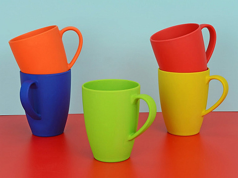 Кружка Grain из натуральных волокон, красный (Р) - рис 3.