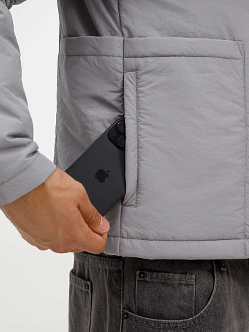 Куртка унисекс Veter, серая - рис 14.