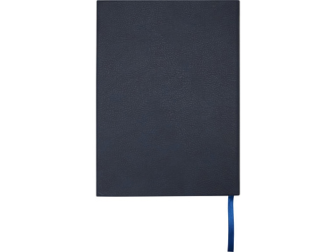 Блокнот Alejandra формата А5 с твердой обложкой из переработанной кожи - Синий - рис 3.