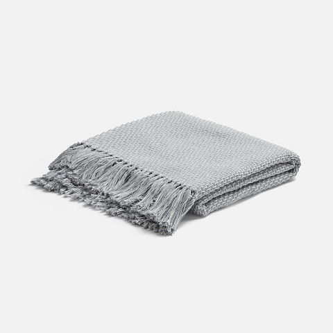 Плед Saltoro, светло-серый - рис 3.