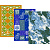 Плед на заказ Tricksy Net, 4 цвета, М, акрил - миниатюра