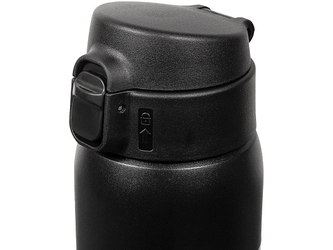 Термокружка Relaxika 701 (0,48 литра), черная (без лого) - рис 10.